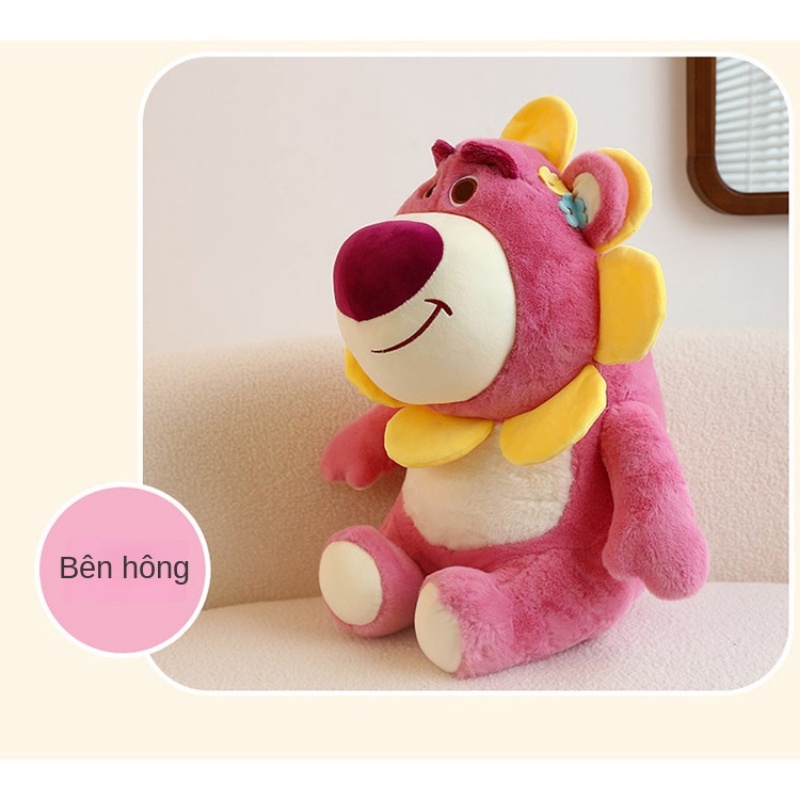 Thú Nhồi Bông Hình Gấu Dâu Tây / Hoa Hướng Dương Cỡ Lớn Cho Bé