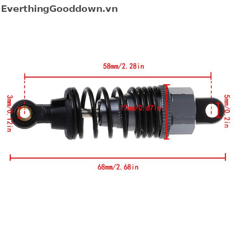 Everthingooddown 2 Chiếc Xe RC 02002 HSP 102004 Phụ Kiện Giảm Xóc Bằng Hợp Kim Cho Xe Hơi Điều Khiển Từ Xa Tỉ Lệ 1 / 10