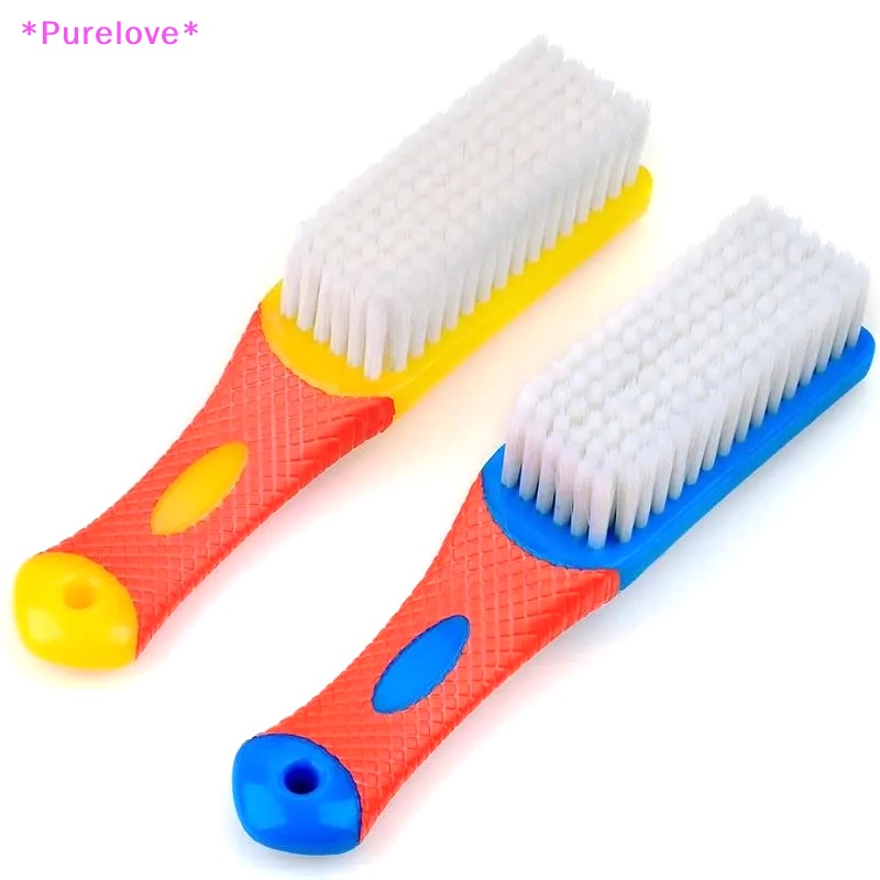 Bàn Chải Chà Giày Tay Cầm Dài Có Móc Treo Tiện Dụng Mới