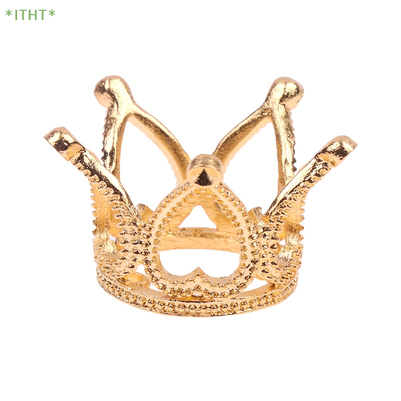 Vương Miện Cài Tóc Bằng Kim Loại Cho Búp Bê Tỷ Lệ 1 / 6 Mới