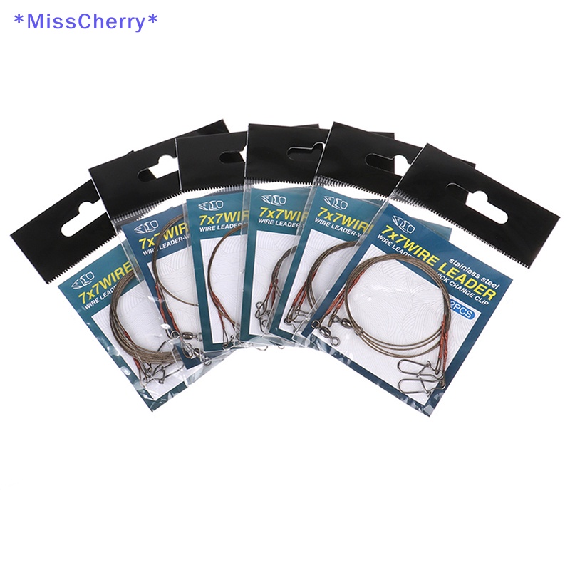 Set 2 Dây Thép Titan Chống Xoắn Dây Câu Cá Chuyên Dụng Mới