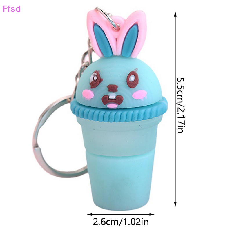 {Ffsd} Móc Khóa Hình Cây Kem Ba Chiều Sáng Tạo Trang Trí Túi Xách * Bán Chạy