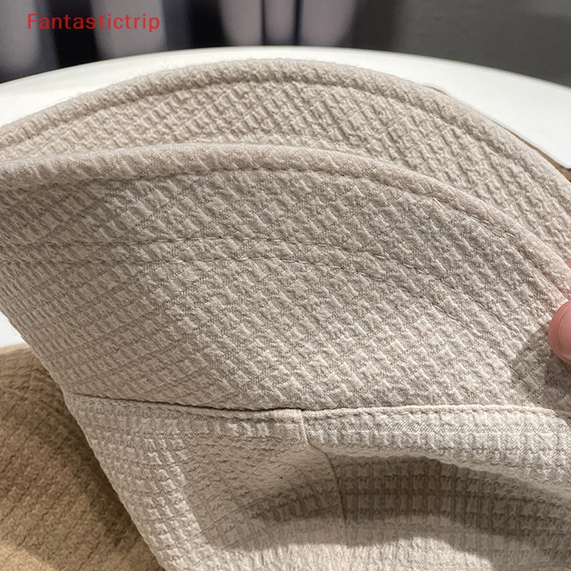 [Fantastictrip] Nón Panama Vành Rộng Chống Nắng Gấp Gọn Điều Chỉnh Được Dành Cho Nữ Đi Biển Ngoài Trời Mới