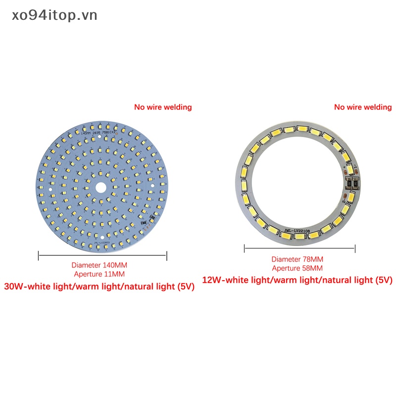 Chip Đèn LED SMD DC5V 5730 5 / 6 / 10 / 12 / 14 / 30W Chuyên Dụng