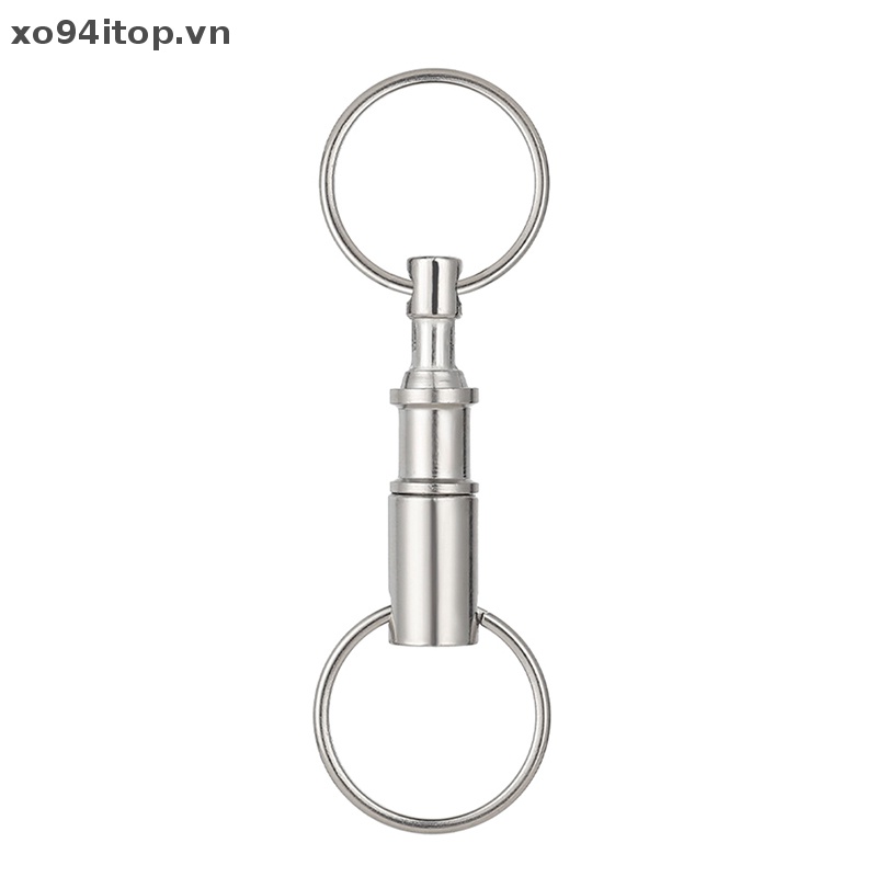 Móc Chìa Khóa Tháo Rời Được Màu Bạc