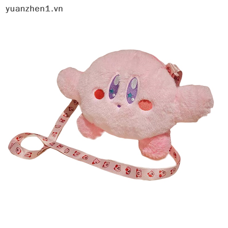 Túi Đeo Chéo Hình Ngôi Sao Kirby Nhồi Bông Dễ Thương