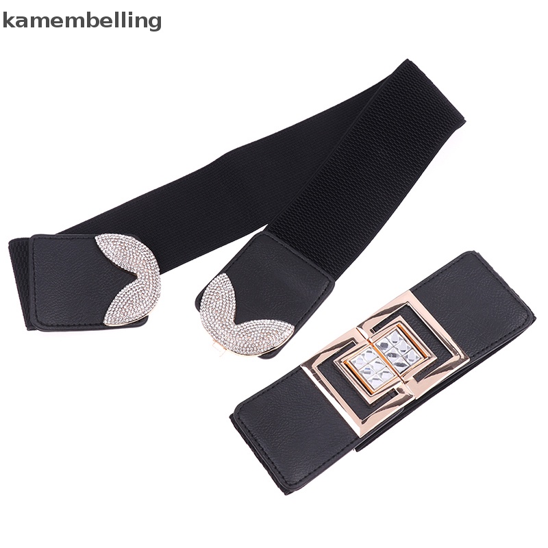 Thắt Lưng Co Giãn Đính Đá Thời Trang Dành Cho Nữ