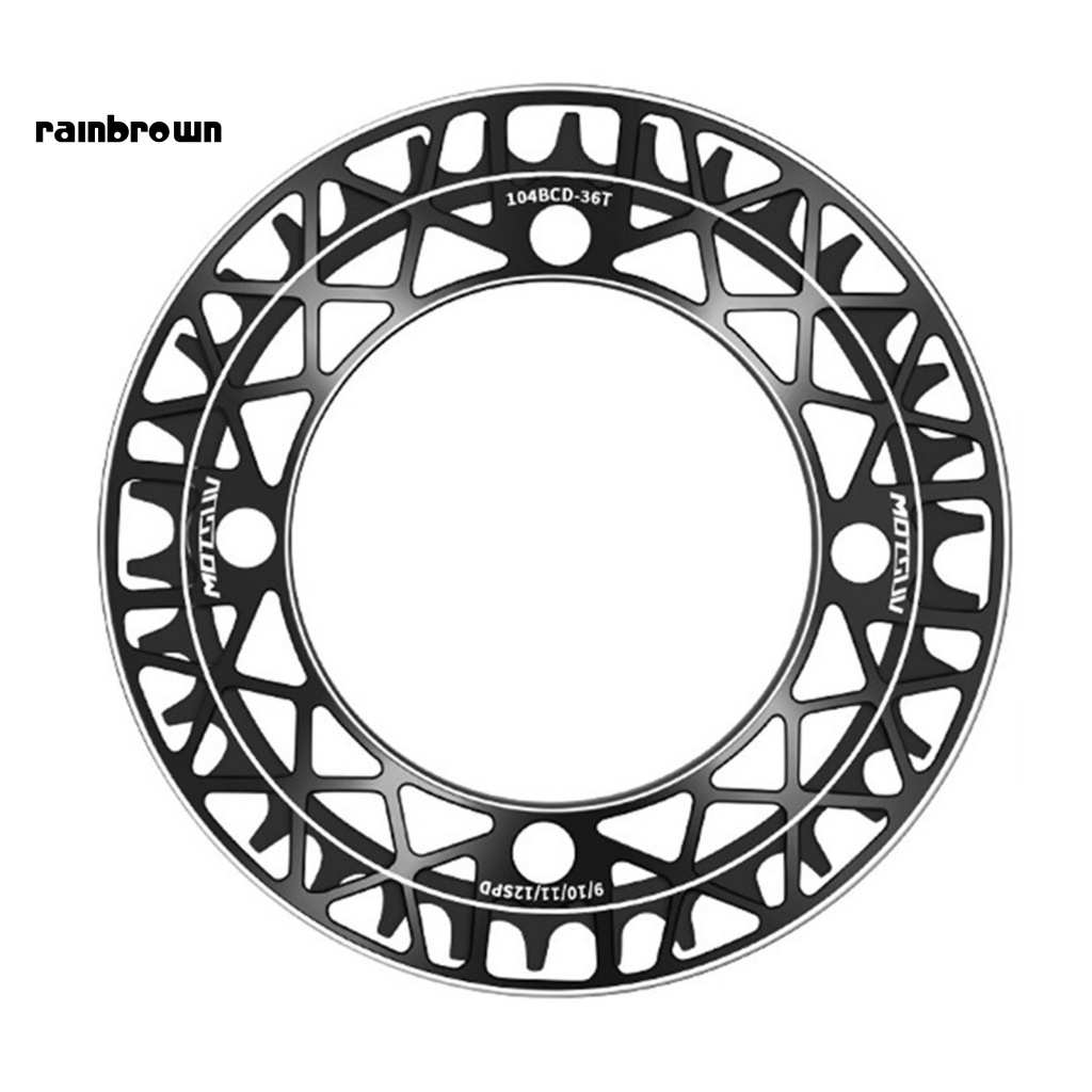 Đĩa Xích Tích Hợp Tản Nhiệt Chống Thấm Nước Chống Rỉ Sét 34 / 36 / 38T Cho Xe Đạp Leo Núi