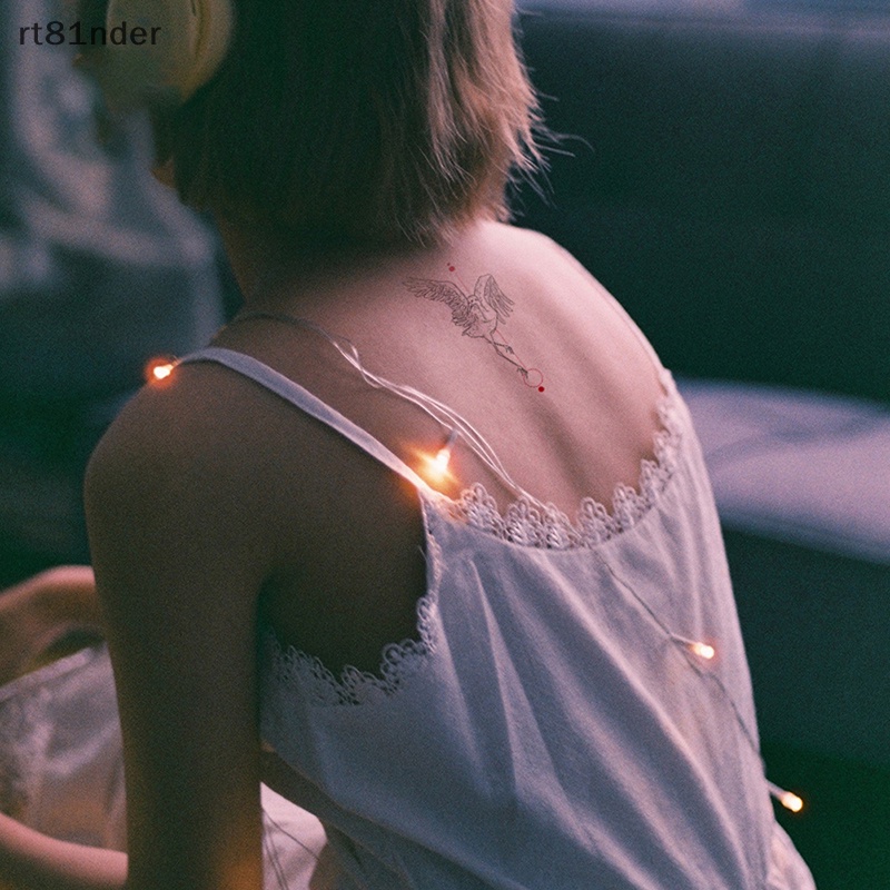 Hình Xăm Dán Tạm Thời Hình Động Vật Màu Đen Sống Động Cho Nam Và Nữ