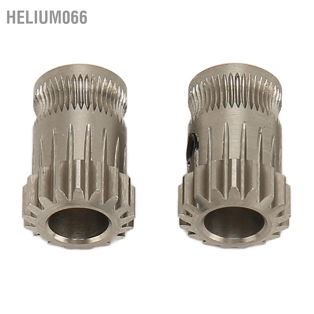 Helium066 7 Cái Dual Drive Extruder Gear Phụ kiện máy in 3D bằng thép không gỉ để thay thế