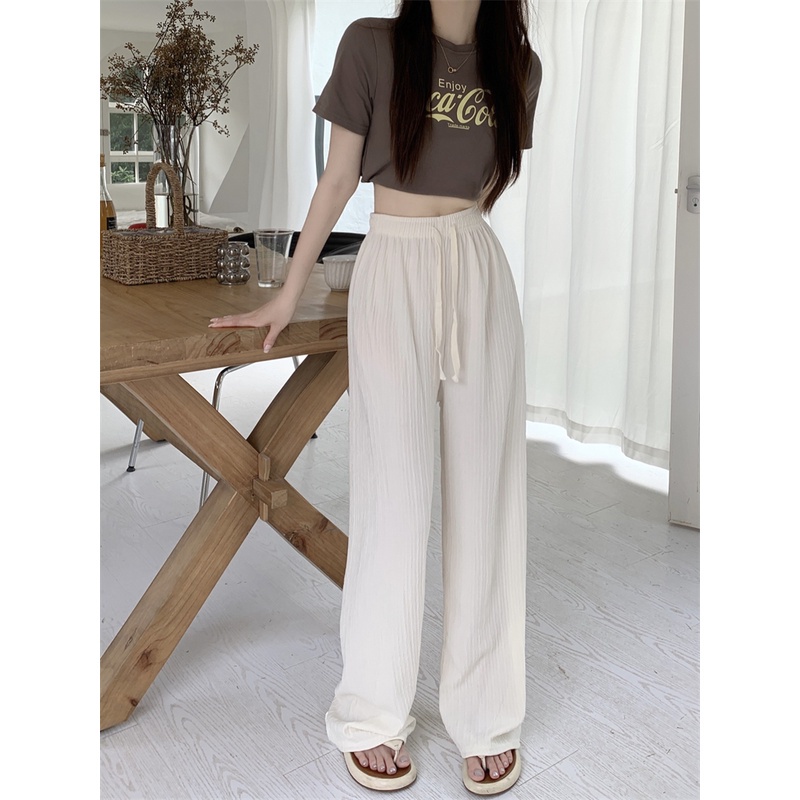 Quần Dây Rút Thiết Kế Mới Kiểu Dáng Đơn Giản Thời Trang