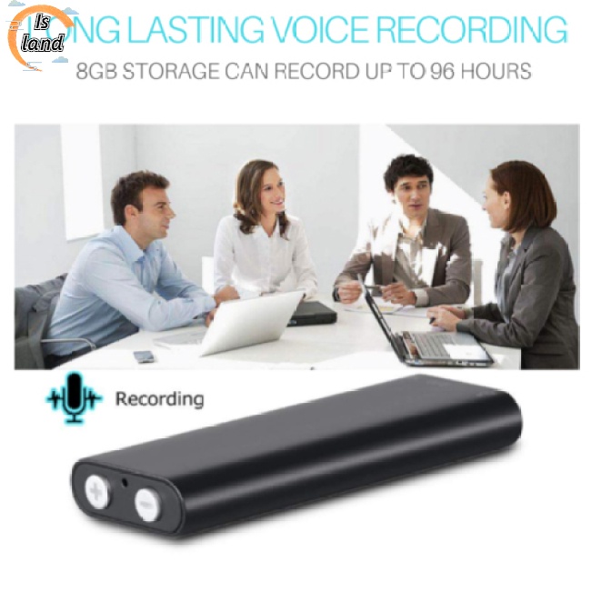 Bộ Thiết Bị Ghi Âm Mini 96 Tiếng 8GB Bọ
