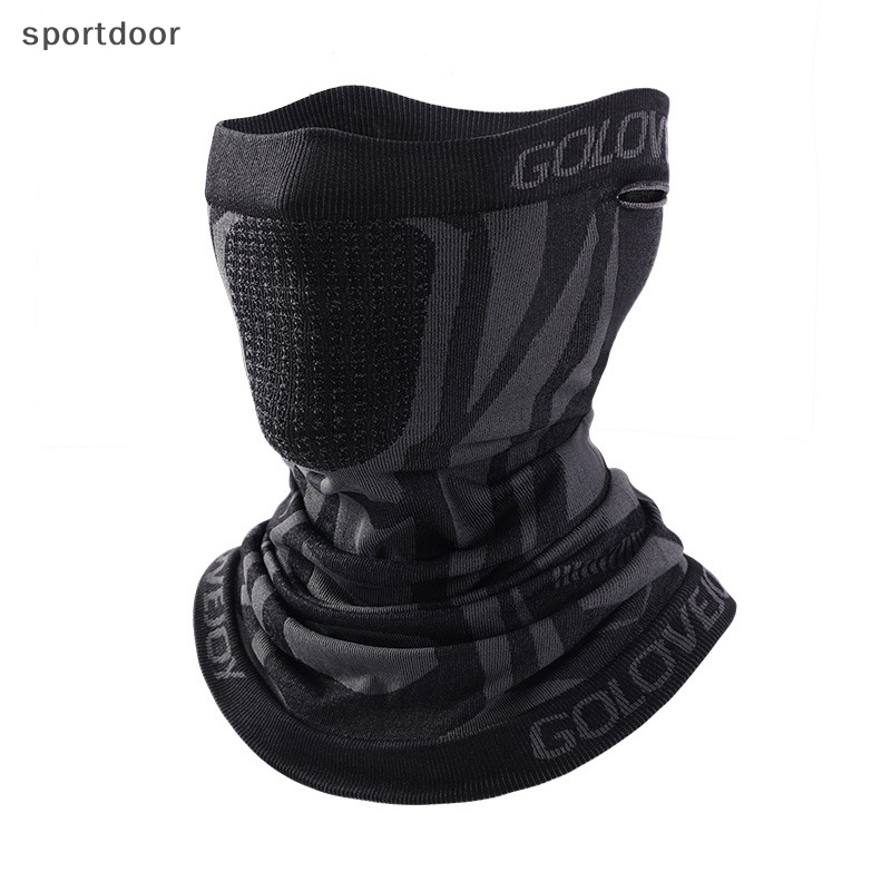 [sportoutdoor] Khẩu Trang Che Phủ Cổ Giữ Ấm Đi Xe Đạp Trượt Tuyết Đi Bộ Đường Dài Thoáng Khí In Họa Tiết Mùa Đông [out]