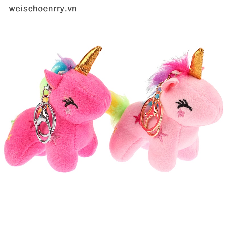 Móc Khóa Kỳ Lân Nhồi Bông Mini Mềm Mại Dành Cho Bé Gái