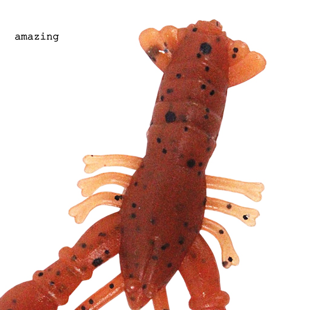 Set 10 Mồi Giả Nhử Cá 4cm / 0.8g Bằng Nhựa PVC Mềm Chống Mòn Màu Sắc Tươi Sáng