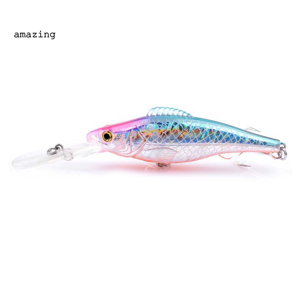 Mồi Câu Cá Giả 3D Màu Sắc Tươi Sáng 12.6cm / 14.76g