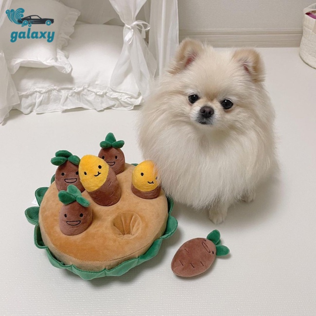 Galaxy Bộ Đồ Chơi Nhồi Bông Hình Khoai Tây Chiên Ẩn Tương Tác Với Thú Cưng