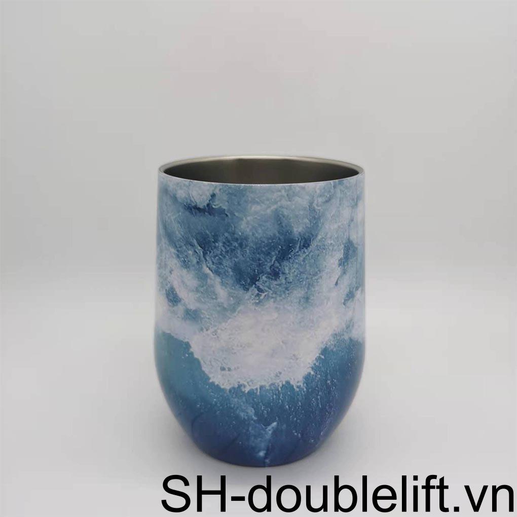 Cốc Uống Trà Cà Phê Bằng Thép Không Gỉ Chống Sốc Tiện Dụng