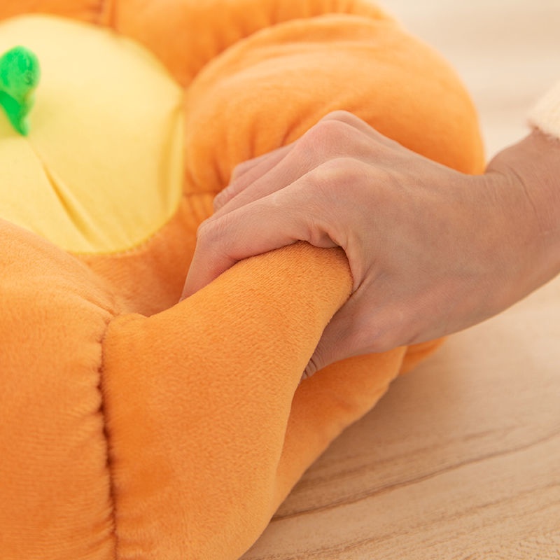 Đệm Lót Ghế Sofa Hình Bí Ngô Xinh Xắn Êm Ái