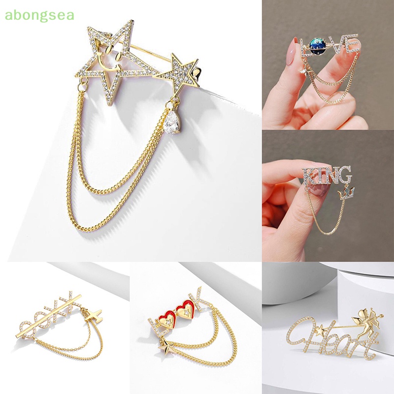 Ghim Cài Áo Đính Đá Phối Tua Rua Phong Cách Đạo Hồi Thời Trang