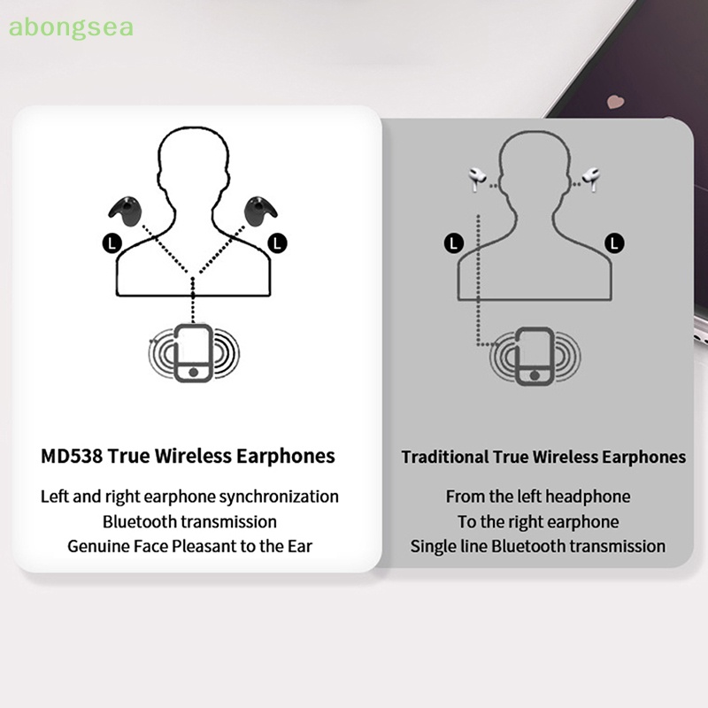 Tai Nghe Nhét Tai Ẩn Chống Nước IPX5 Kết Nối Bluetooth 5.3 Điều Khiển Cảm Ứng