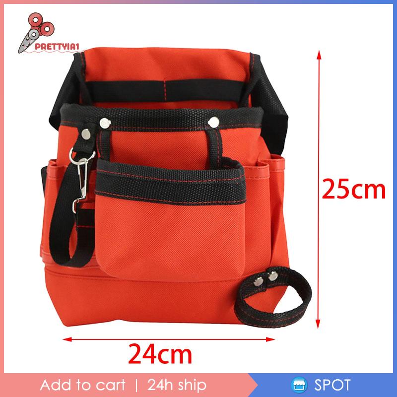 [Prettyia1] Túi Đựng Dụng Cụ Sửa Chữa Đeo Thắt Lưng Cho Thợ Điện
