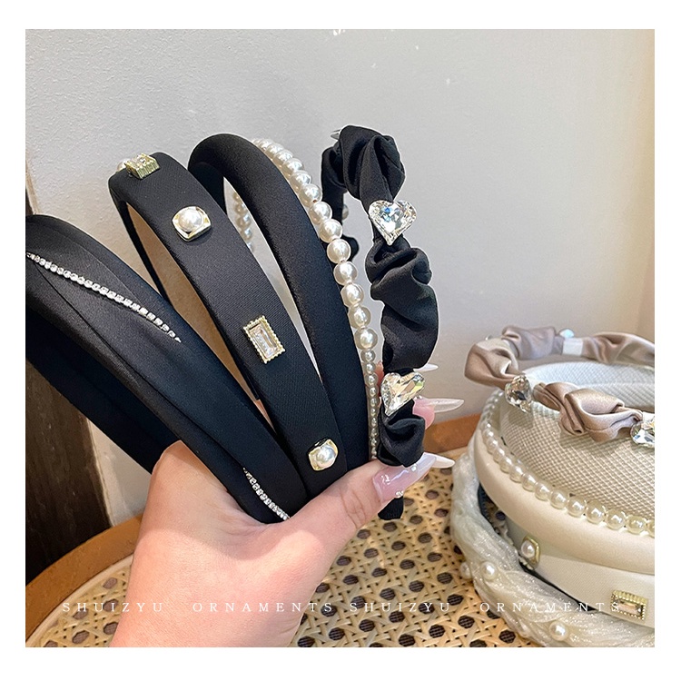 Băng Đô Trắng Đen Thời Trang Mùa Hè 2023 Cho Nữ