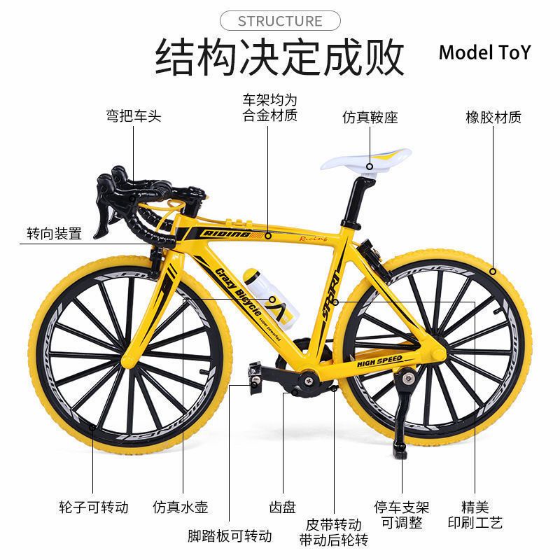 Mô Hình Xe Đạp Leo Núi Mini Tỉ Lệ 1: 8 Mẫu Mới