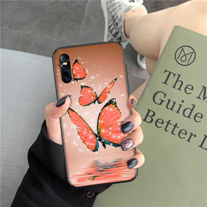 Điện Thoại Ốp Lưng Hình Bướm Cho iphone 14 pro plus 12 mini k1