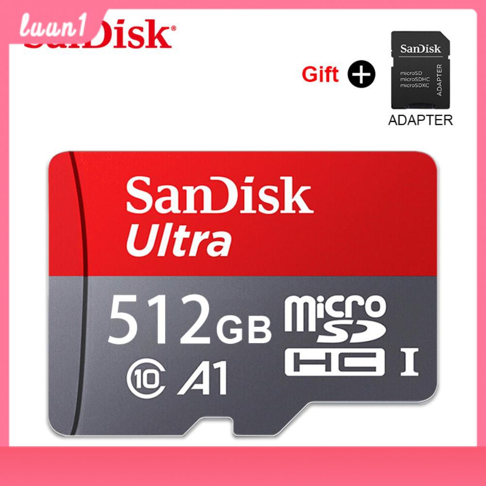 Trong kho ban đầu Sandisk Micro SD Thẻ nhớ thẻ Class 10 16GB/32GB/64GB/128GB/256GB tốc độ cao di động CCTV Thẻ nhớ thẻ COD