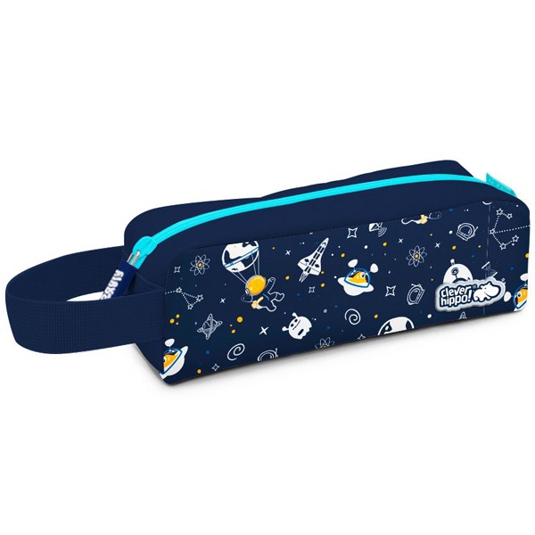 Bóp Viết Clever Hippo Classic Space Adventure - HS0118/BLUE - Màu Xanh Dương