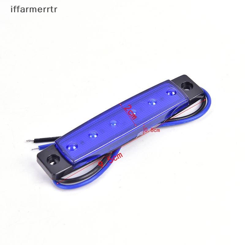 1 Đèn Led Tín Hiệu 12V 6 Bóng Gắn Hông Xe Tải
