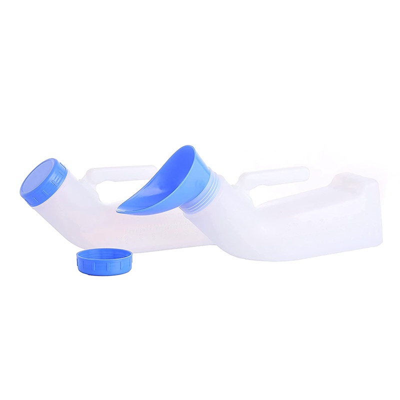 Bộ 2 Phễu Đi Tiểu Có Nắp Đậy Chống Tràn Tiện Dụng Mang Theo Du Lịch Cho Nam Và Nữ