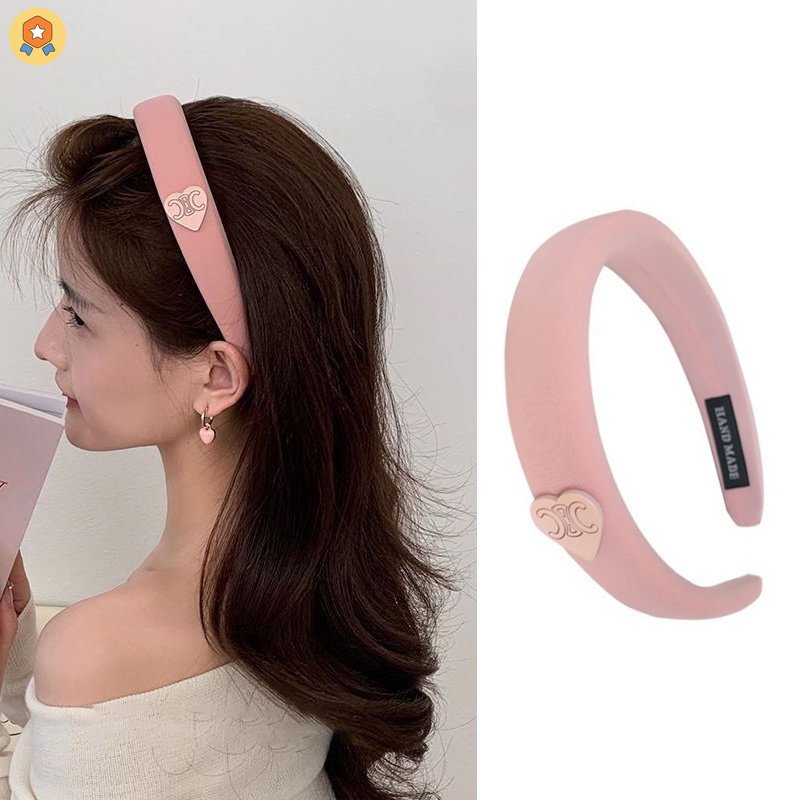 Băng đô cài tóc rửa mặt HYJP2 Bằng Xốp In Chữ Phong Cách Hàn Quốc Tinh Tế