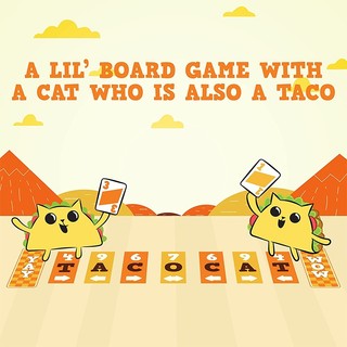 Exploding Kittens LLC Tacocat Spelled Backwards - Family Card Game - Card Game