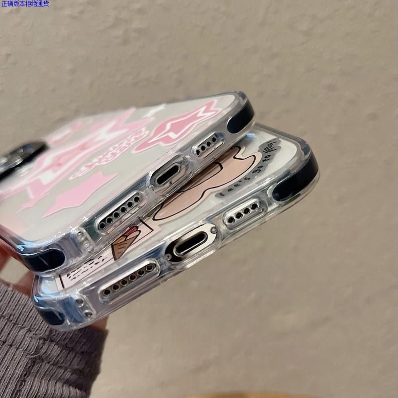 ✅Ốp Điện Thoại Họa Tiết Ngôi Sao Năm Cánh Màu Hồng Đơn Giản Kiểu Nhật Hàn Cho iPhone14promax 14