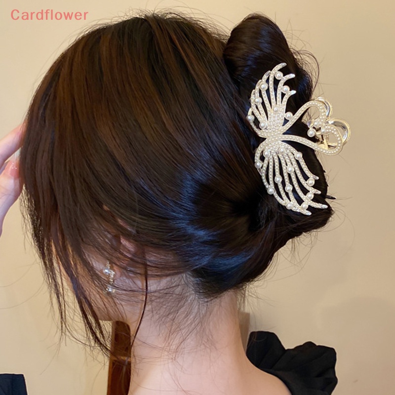 Kẹp Tóc Hình Cá Mập Đính Ngọc Trai Và Đá Thời Trang Cho Nữ