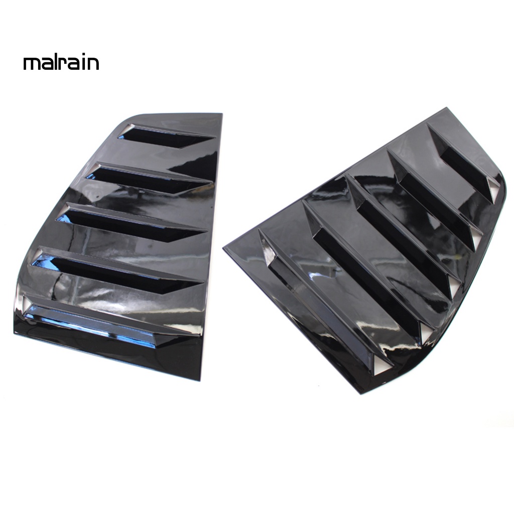 Set 2 Tấm Chắn Cửa Sổ Phía Sau Màu Đen Bóng Cho VW Golf 6 2010-2014