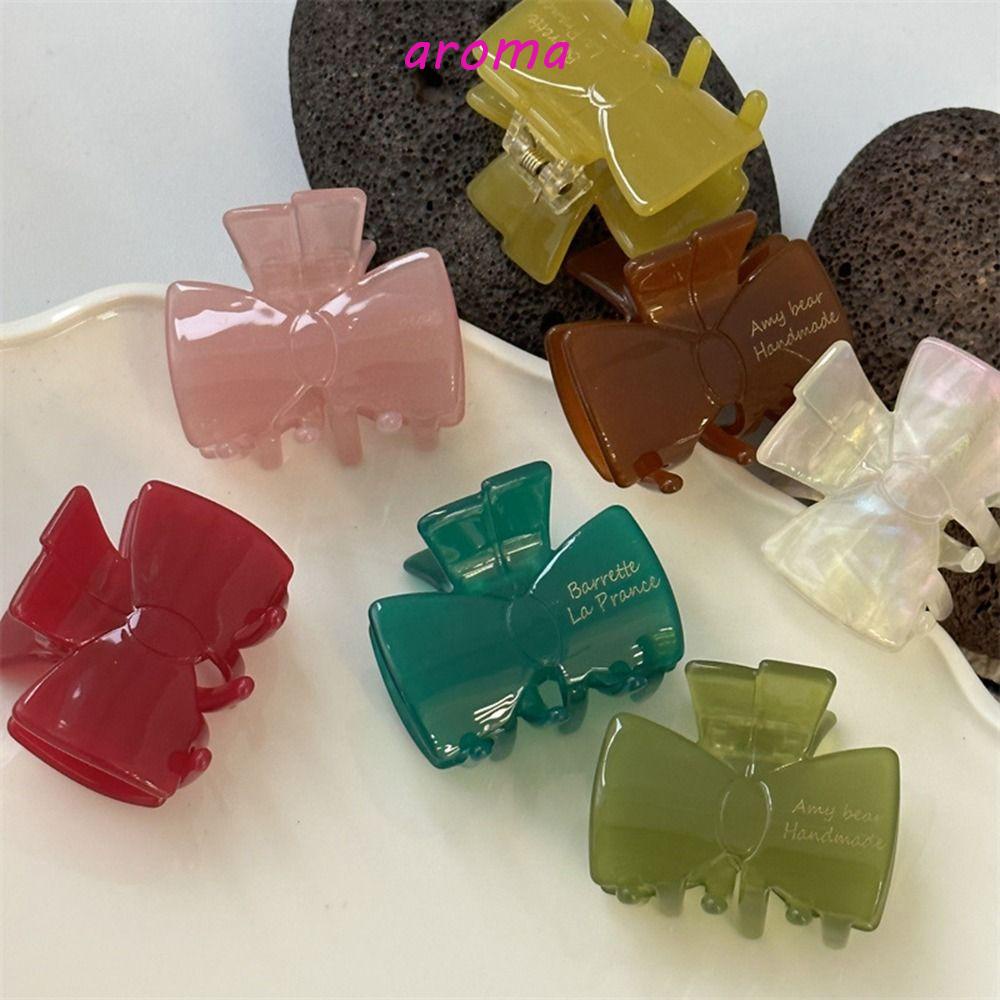 Kẹp Tóc Hình Nơ Màu Sắc Ngọt Ngào Phong Cách Hàn Quốc Cho Nữ