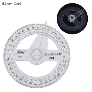 DD đường kính di động của 10cm nhựa 360 độ con trỏ thước đo góc thước ED