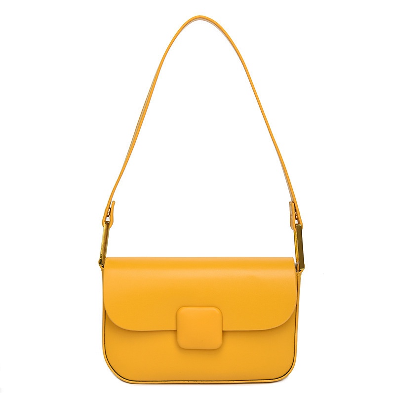 Túi Đeo Vai Vuông Nhỏ Màu Trơn Phong Cách Mới Mùa Hè