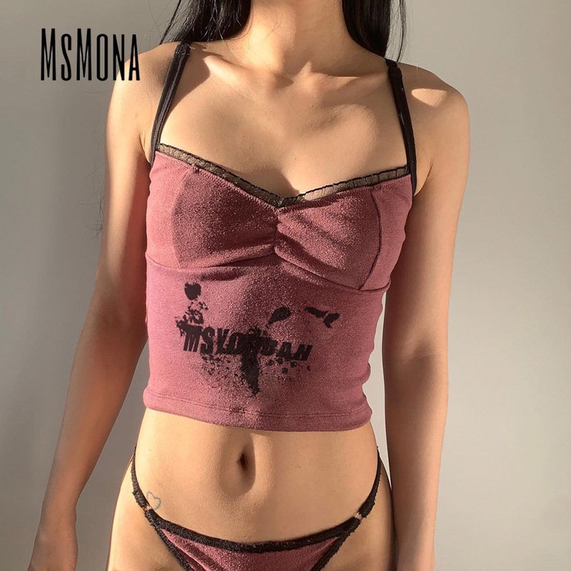 Áo Tank Top Hai Dây Màu Trơn Thời Trang 2023 Quyến Rũ Cho Nữ