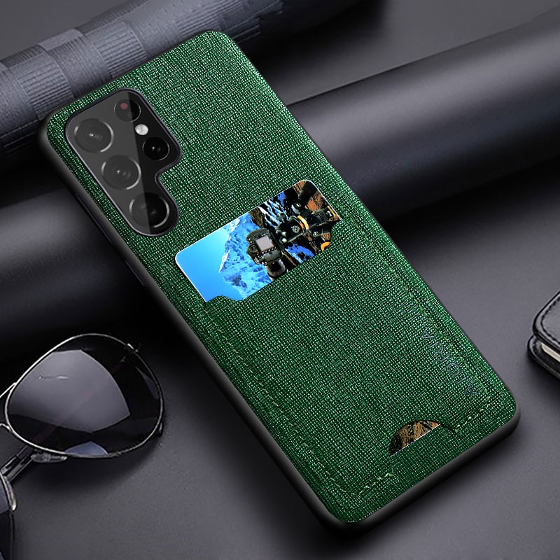 Bao Da Điện Thoại pu Tích Hợp Ngăn Đựng Thẻ Cho samsung galaxy s22 s21 ultra plus s22 ultra Ốp
