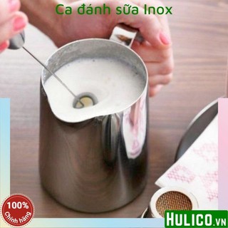 Ca đánh sữa inox (có vạch chia) 350ml - 600ml - 1000ml (100% inox 304)