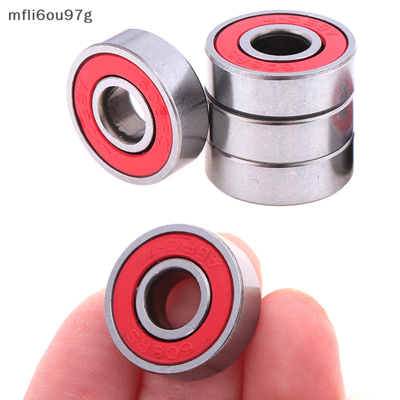 {Mfli6ou97g} 5 chiếc ABEC-7 Đỏ 608RS vòng bi lăn ván trượt kín 8x22x7mm mới