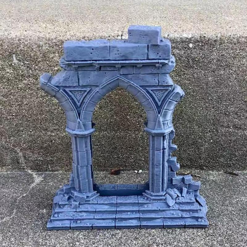 [Fenteer1] Giá Đỡ Điện Thoại Di Động Ruined Archway Trang Trí Nhà Cửa Sân Vườn Phòng Ngủ