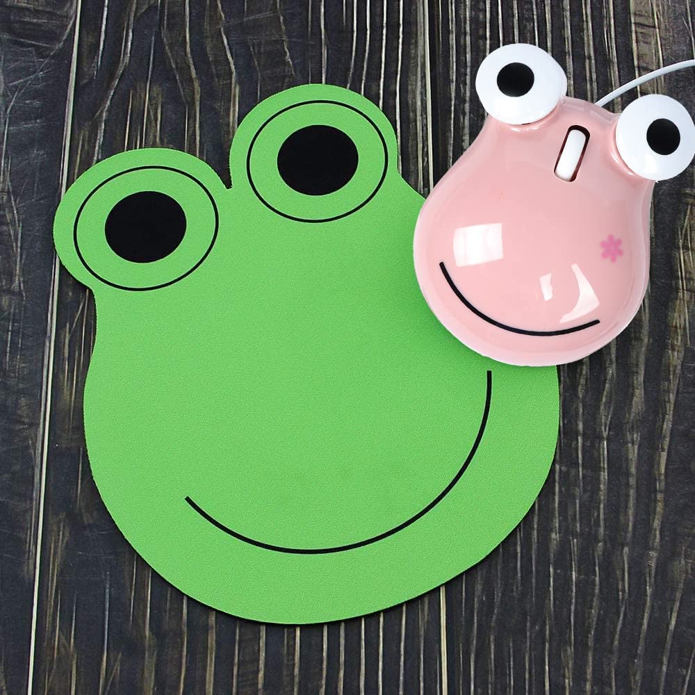 Chuột Máy Tính Có Dây 1600 DPI Hình Động Vật Hoạt Hình Dễ Thương