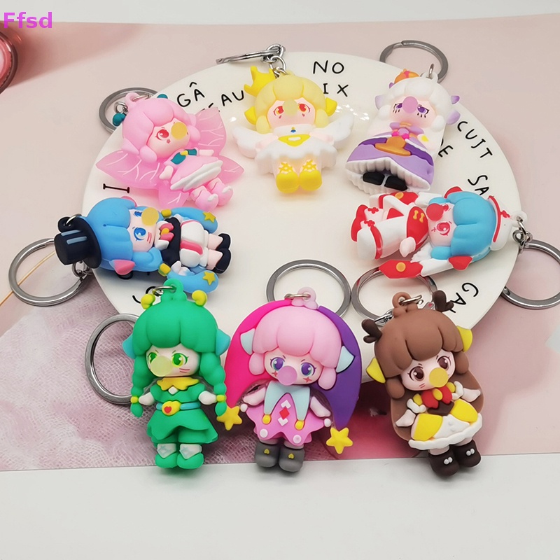 {Ffsd} Móc Khóa Búp Bê Yêu Tinh Bằng PVC Dễ Thương Trang Trí Túi Xách * Bán Chạy