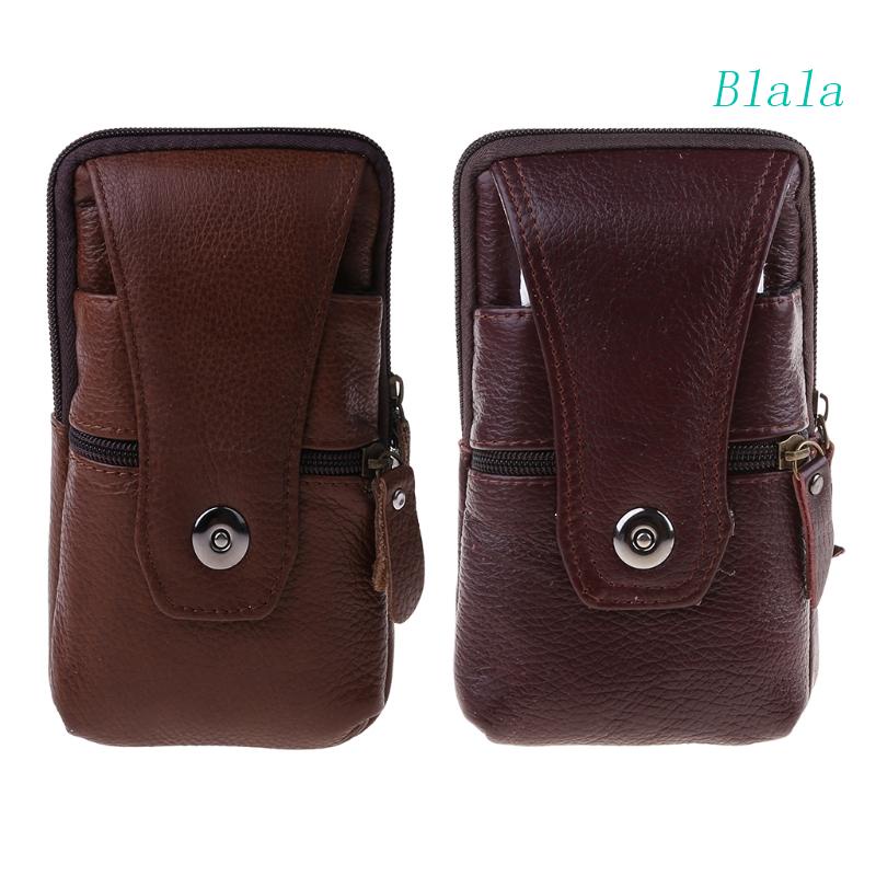 Túi Da PU Đeo Hông Đựng Điện Thoại Phong Cách Vintage