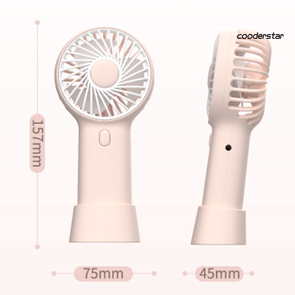 1 Bộ Quạt 2 Bánh Răng Cầm Tay Mini Tiếng Ồn Thấp Có Thể Tháo Rời
